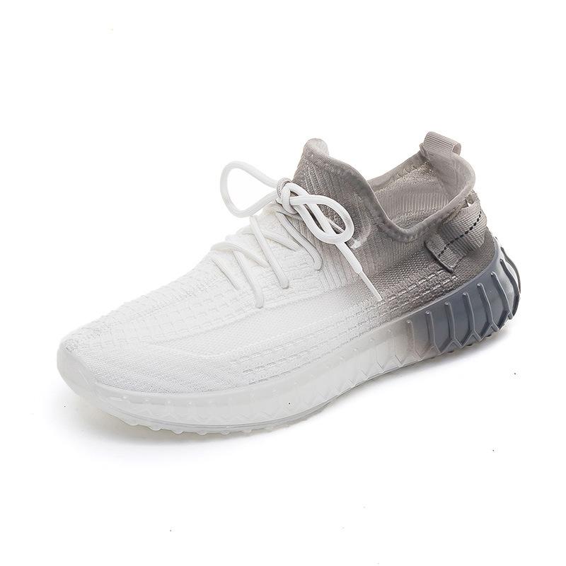 ins Korean version of popcorn fly-woven women's shoes spring new breathable sports shoes breathable couple coconut shoes women 355