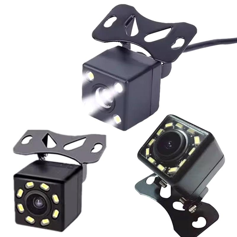 Wide Angle Car Rearview Camera Rear View Video Vehicle Camera Backup Reverse Camera 4/8/12 LED Night Vision Parking Camera
