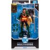 Figurine articulée - mcfarlane - robin damian wayne classique - 18 cm - 22 points d'articulation - inclus épée