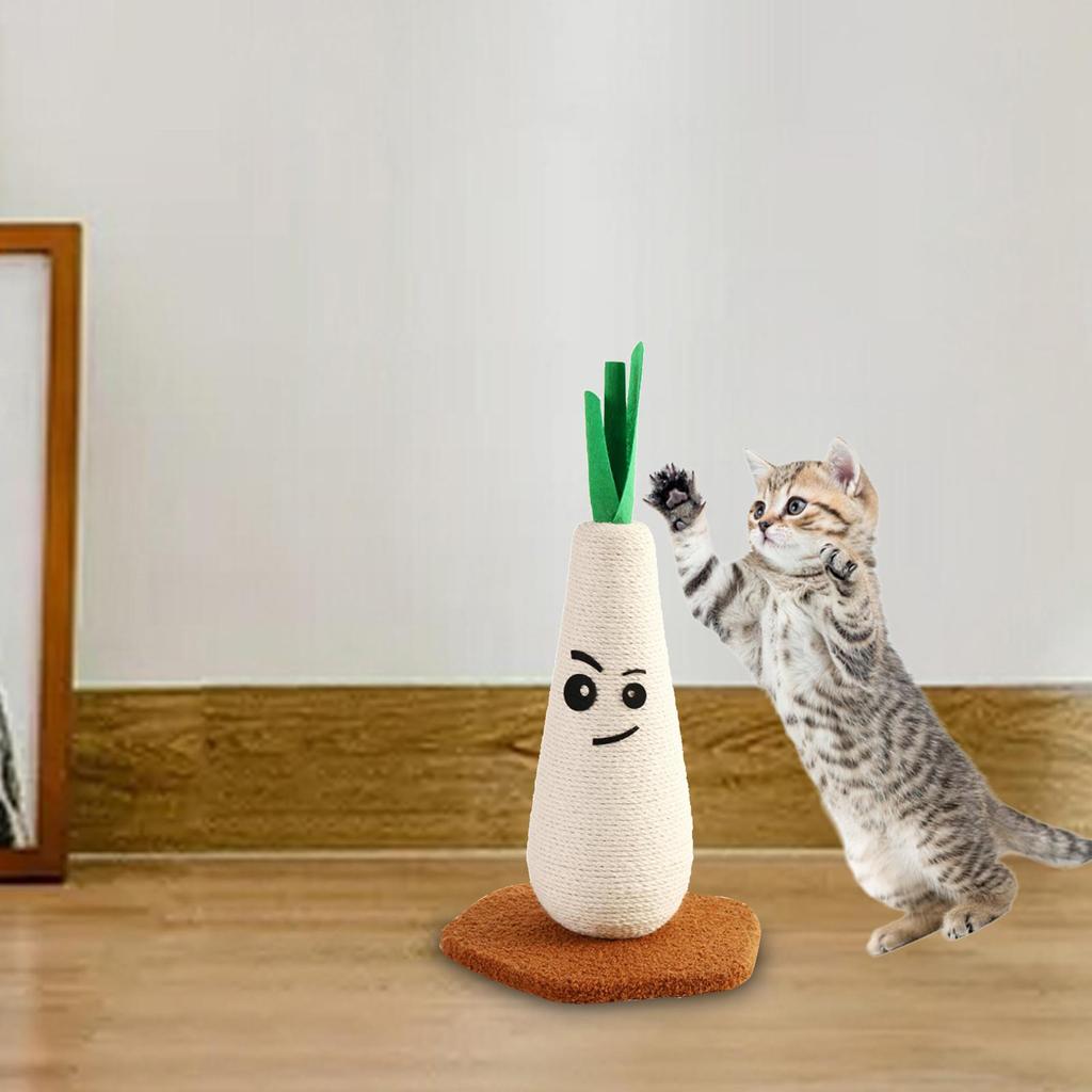 Sisal Cat Scratch Post,Kitten Scratching Post,15inch Height,Modern Design,Pet Toy,Pet Cat Post,Sisal Scratcher for Cat,Kitten