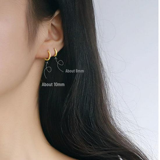 Sterling Silver Ear Cuff Earrings for Women 2022 - Trendy, Cool, and Domineering Hoops