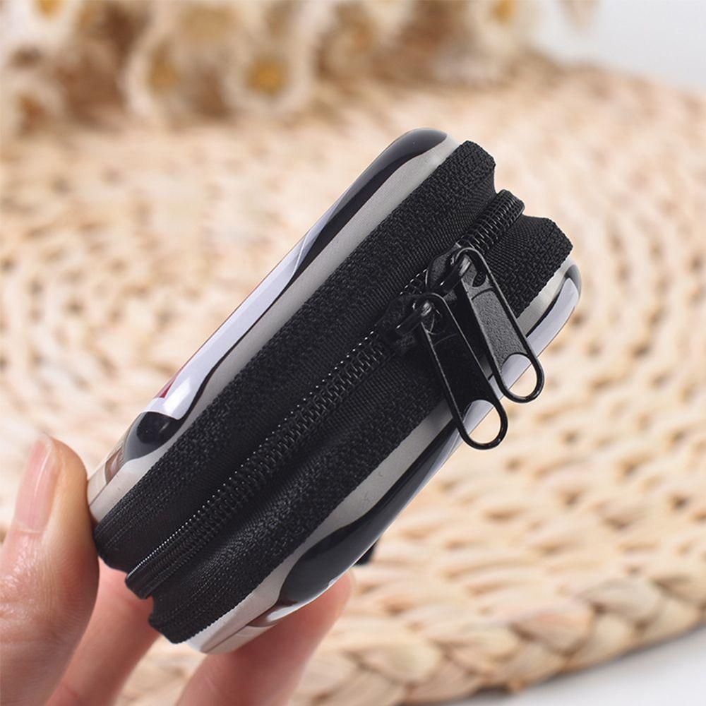 Player Pattern Small Wallet Earphone Cable Storage Bag Coin Purse Cute Cartoon Change Zipper Pocket