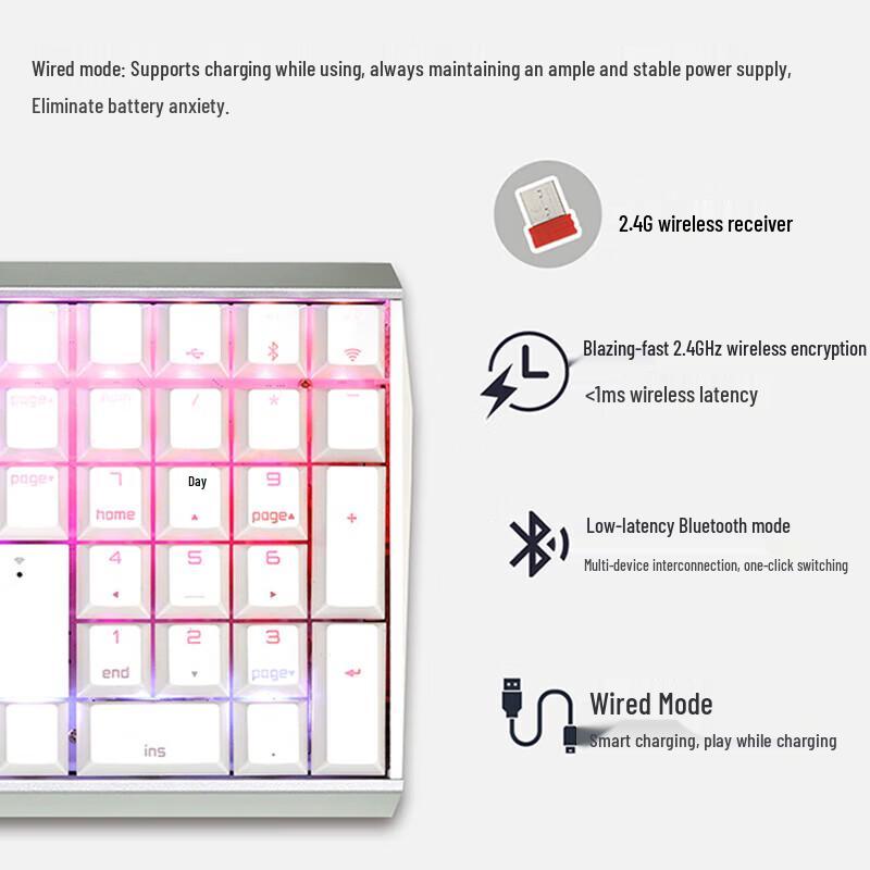 CHERRY MX3.0S Wireless RGB Mechanical Gaming Keyboard