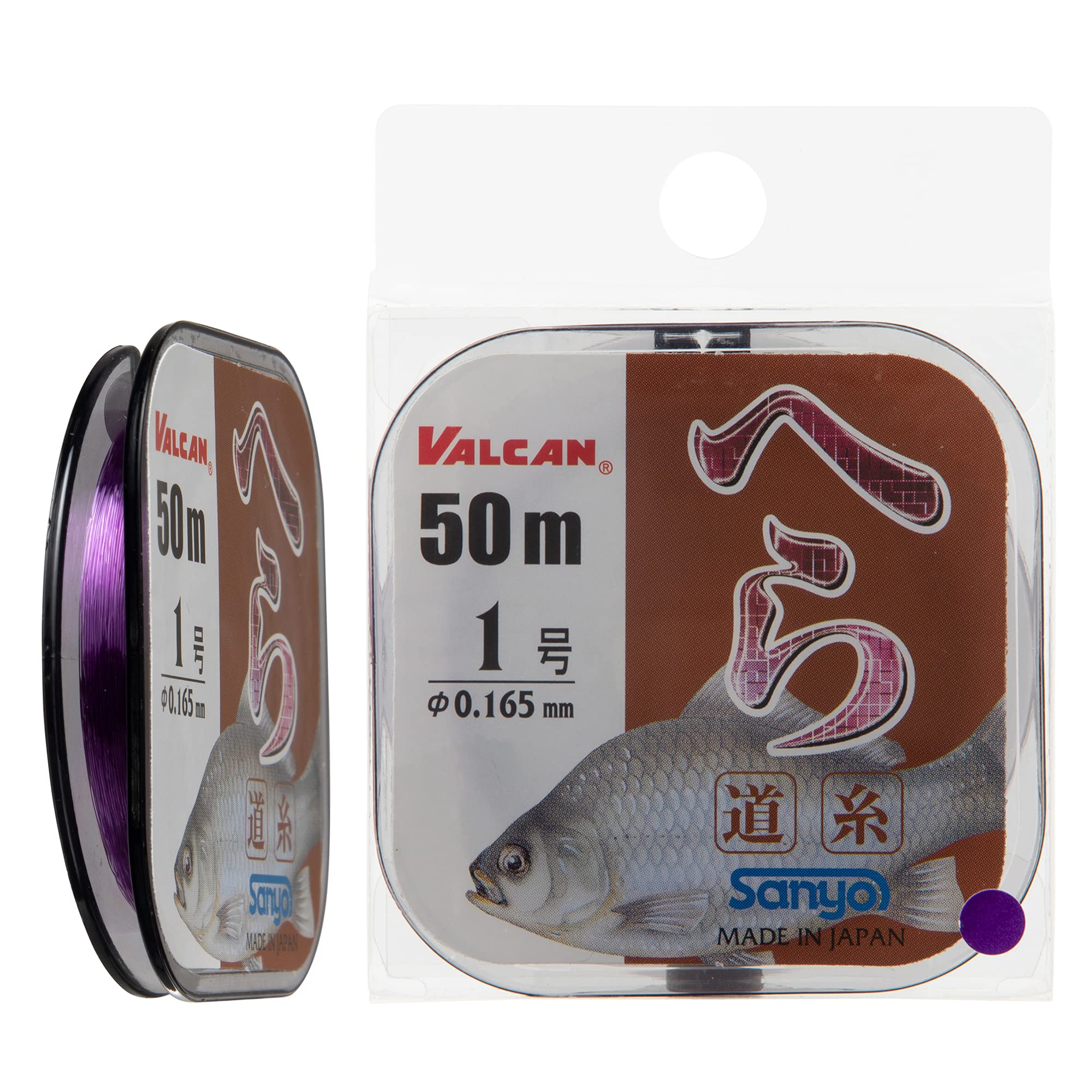 

Sanyo Nylon Nylon Line Vulcan Hera Michi Thread 50m No. 1.2 Purple