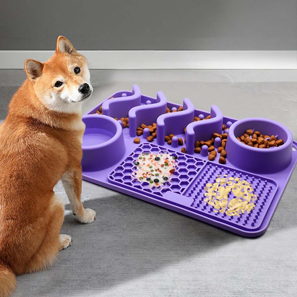 Pet Silicone Licking Mat Suction Dog Feeding Pad For Pets