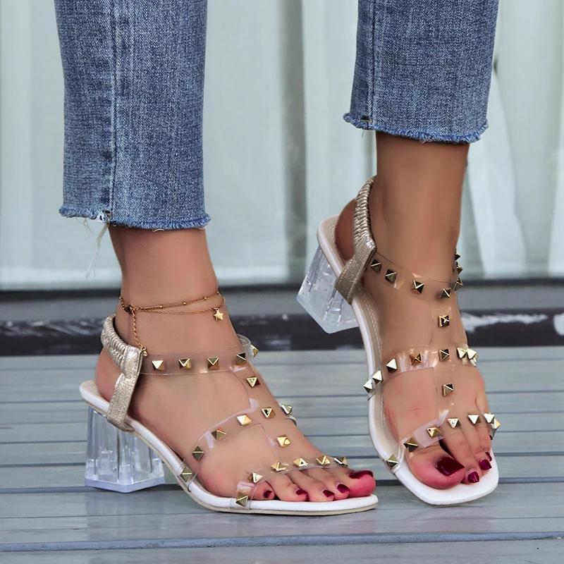 Large Size Shoes Woman 2024 Summer Sandals High Heels Valentine Pumps Zapatos Chaussure Femme Platform Sandals