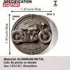Vintage Retro Motorcycle Metal Tin Wall Art Sign for Home Garage Cafe Decor