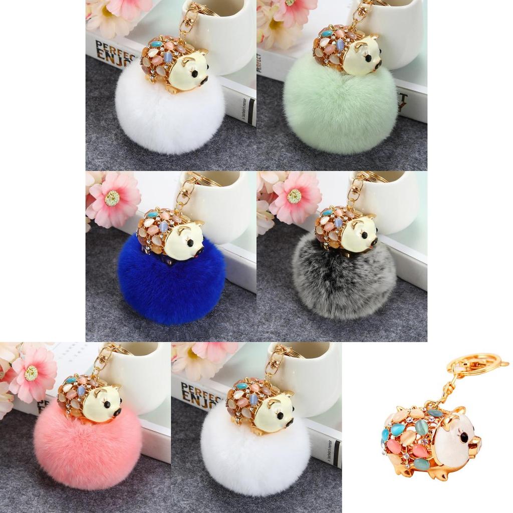 Uroczy breloczek do kluczy w stylu koreańskim z uroczą świnką, idealny na specjalne okazje