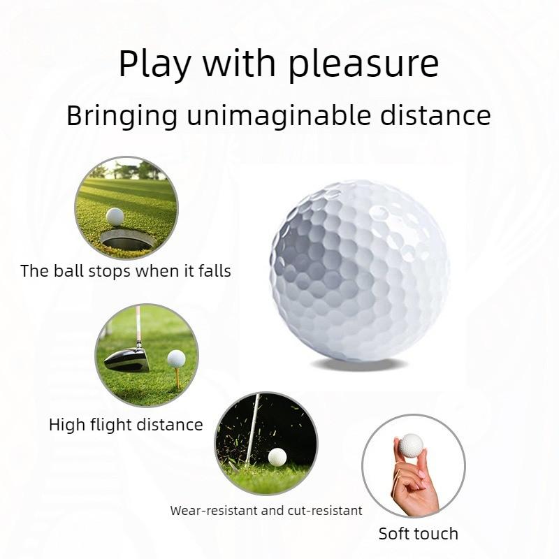 10/20 Pcs Golf Balls Driving Range Double-layer Match Ball Colored Durable Golf Training Practice Ball for Match Use