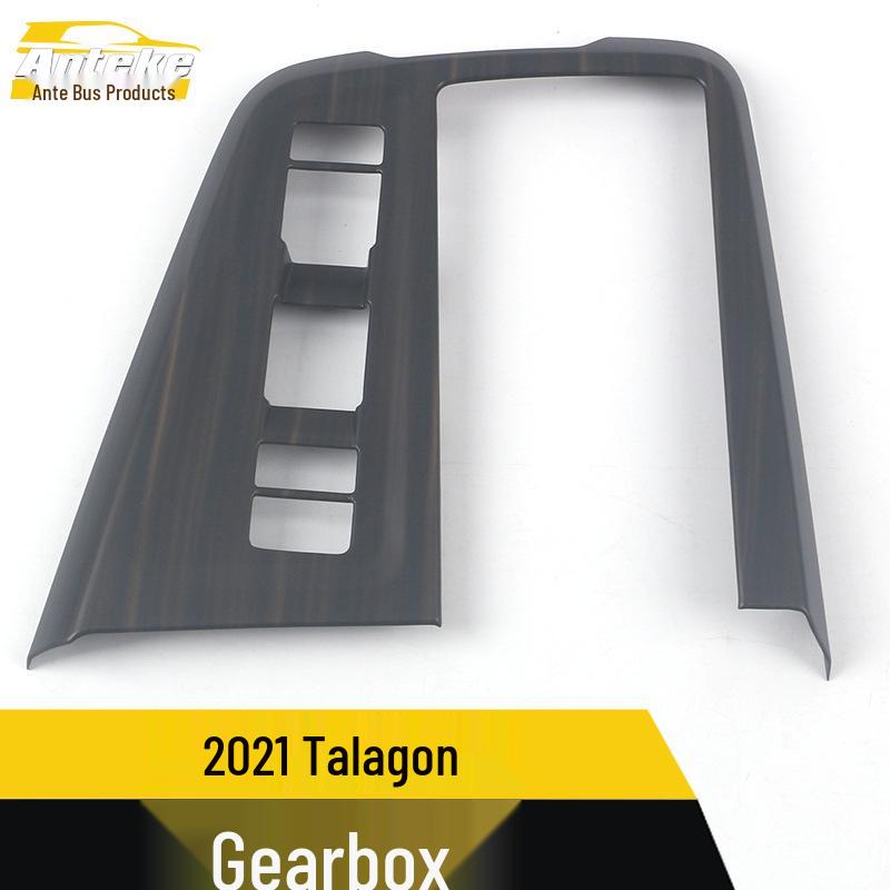 21 Teramont Gear Shift and Console Stainless Steel Trim Stickers