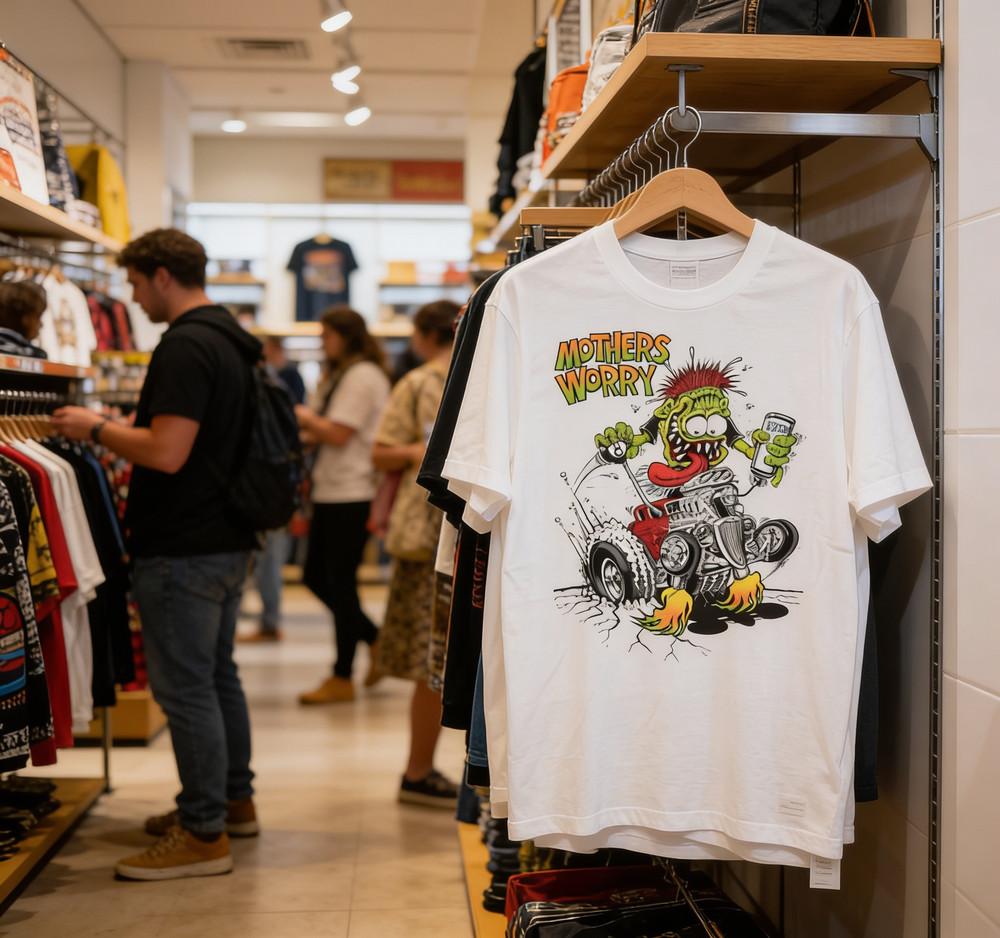 Ed Big Daddy Roth Mother039s Worry Rat Fink T-Shirt White Unisex T-Shirt XXL
