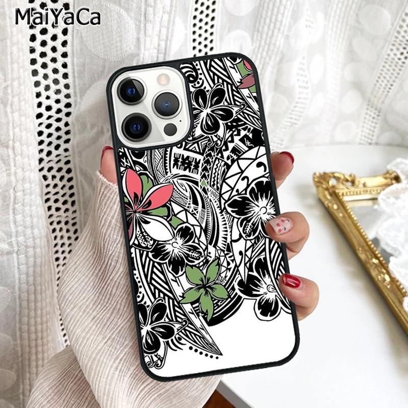 Polynesian Mix Phone Case Cover For iPhone 17 Air 16 15 plus 11 12 13 14 pro max shell coque