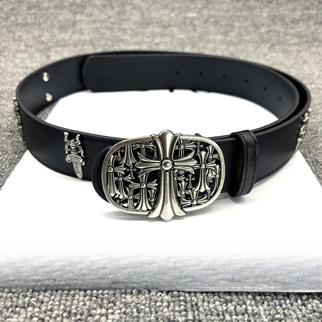 

1 шт. ремень с заклепками, мужской металлический полый ремень, женский ретро-ремень Святой меч , персонализированный джинсовый ремень 110cm long 3.7cm wide