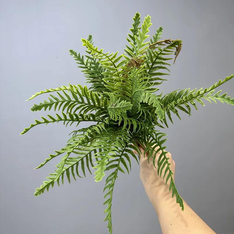 

Artificial Persian Leaf Plastic Green Plants Floral Wedding Decoration Simulation Fern Leaves Fake Plant Hall Decorative Flower