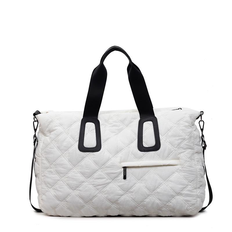Herbst & Winter Diamantmuster Große Reise-Fitness-Handtasche & Umhängetasche