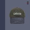 New personalized fashion trend baseball cap men's letter embroidery retro color matching casual sunshade cap women