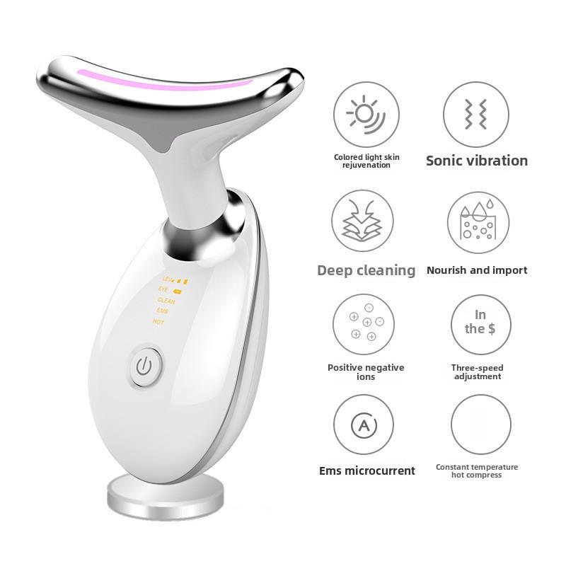 Neck Beauty Instrument Dilute Neck Lines Neck Care MassagingTool Neck Protection Instrument Lifting and Tighten Nasolabial Folds Beauty Instrument