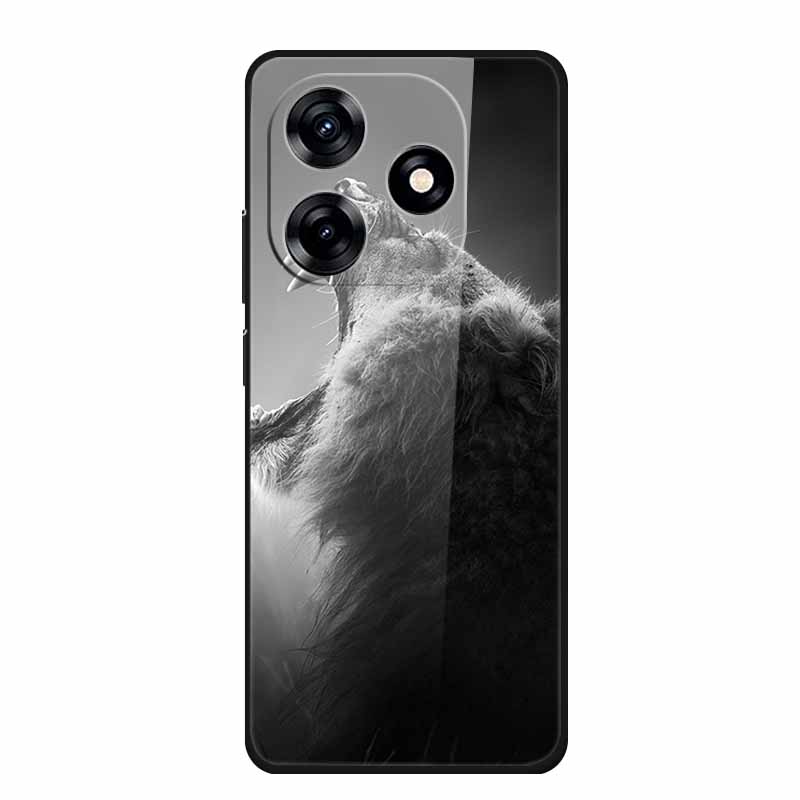 Glass Case For Honor X5c Plus Case Soft Bumper Hard Tempered Glass Back Cover For Honor X5c Plus Play 10A Phone Case X 5 C Plus