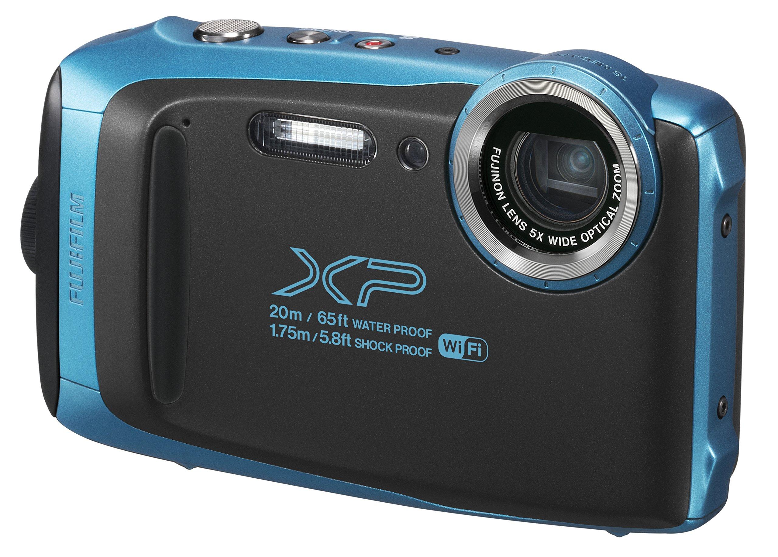 

FUJIFILM Waterproof Camera XP130 Sky Blue FX-XP130SB небо синє кольору