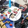 Professional 12V SAE/JIS Type A Battery Terminal Clamps - 4-Way Quick Release Disconnect with Anti-Corrosion Alloy (2-Pack)