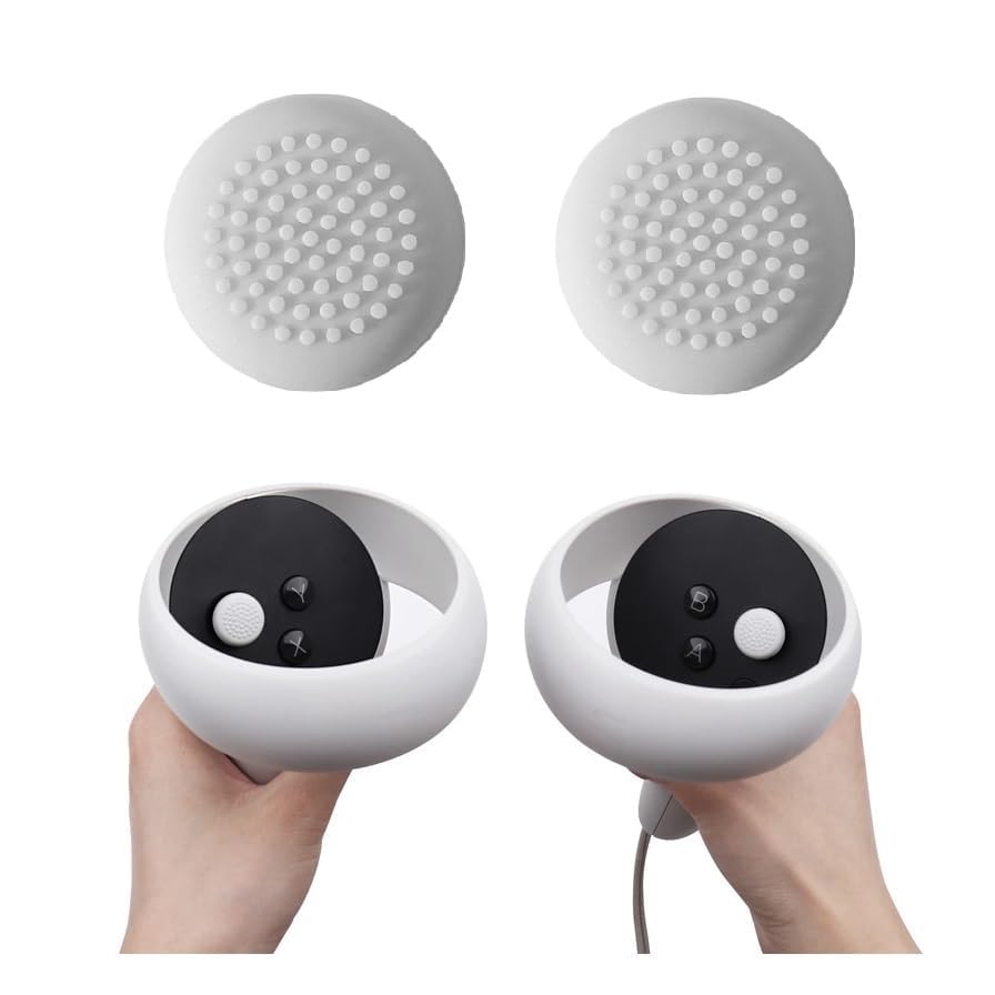 YIDAYO Replacement VR Head Strap for Oculus Quest Quest 2 Includes a Pair of Thumb Grip Caps 2/Meta Devices,