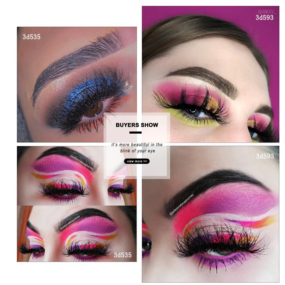 RED SIREN Fluffy Eyelashes 10mm-18mm 3d Mink Eyelashes Handmade Soft Volume Natural Lashes Maquillaje Lash Vendors False Lashes