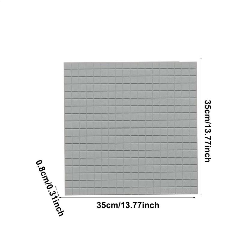 3D Wall Paper Decor 3D Foam Brick Wallpaper Wall Panel Textured Removable Wall Decor Peel And Stick Waterproof Home Appliances