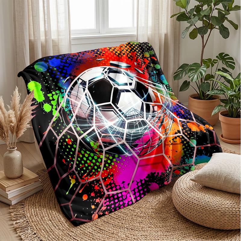 Football Helmets and Gear Theme blanket Lightweight Warm Flannel Blanket Decorative Throw Blanket for Home Decoration
