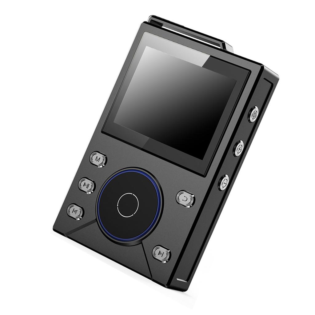 HIFI Lossless Music Player with BT, 2.4  Color Display, ALPS Wheel Control, Support Up To 256GB Black