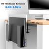 Desk Side Storage Laptop Stand PC Holders Adjustable Laptop Storage Metal Laptop Holders Desk Organizers for Office Home