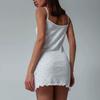 Exquisite Print Love Suspender Nightgown Loungewear Women's Fashion Sexy