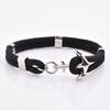 Popular Viking Nylon Rope Pink Sailor Men Women Fashion Cheap Friendship Silver Anchor Bracelet