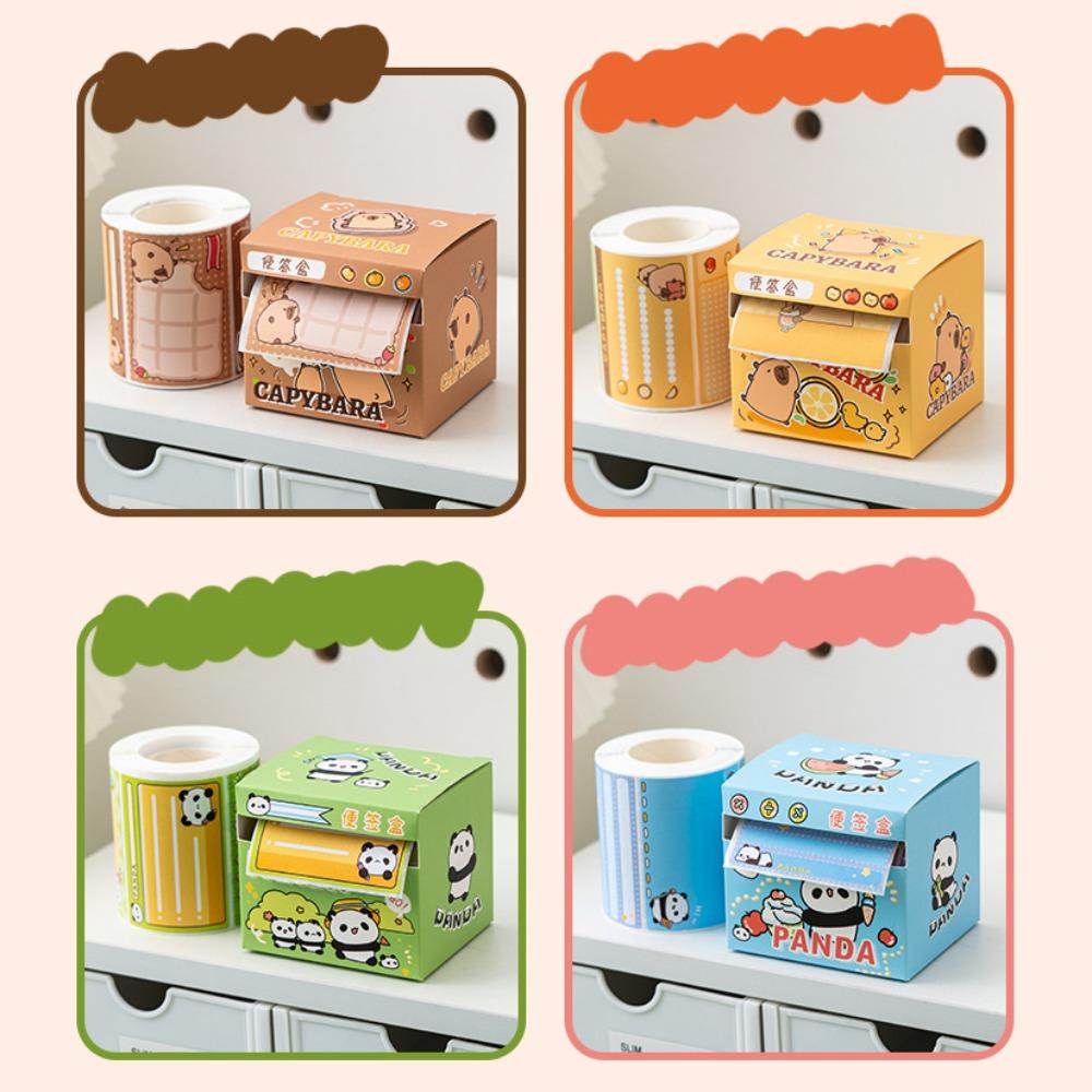 Stationary Capybara Pull Out Sticky Notes Sticky Notes Cute Capybara Memo Pad  Office Supplies