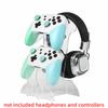 Acrylic Gaming Controller Stand Double-layer Desktop Organizer for PS5/PS4/Xbox/Switch