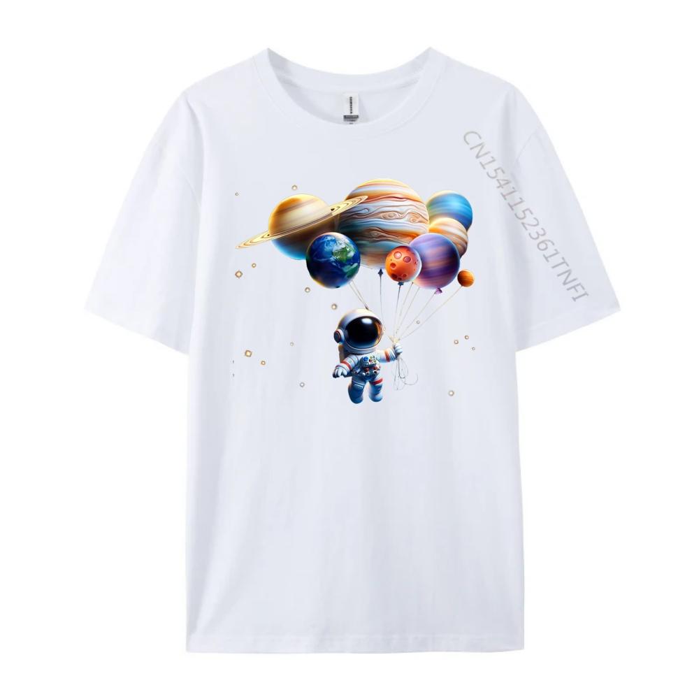 Funny Astronaut Planets gift Men Women kids astronomy space Free Shippping Clothes Durable and Wear-resistant Band Tshirts