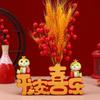 Chinese Zodiac Year Snake Figurine Home Decoration Flower Vase Snake Statues for Prosperity Resin Craft Cartoon Decors