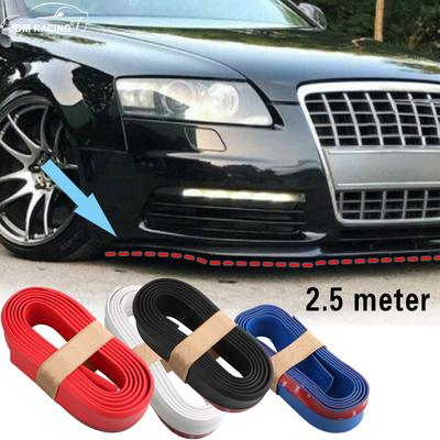 250 x 55 mm Univerzální chránič předního nárazníku automobilu Páska nárazníku Spoiler Boční zástěrka Guma pro osobní automobily Nákladní automobily SUV Anti