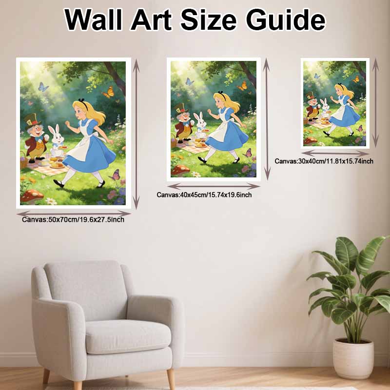 Disney Alice in Wonderland Diamond Painting Art Kit Handmade DIY5D Home Decor Gift