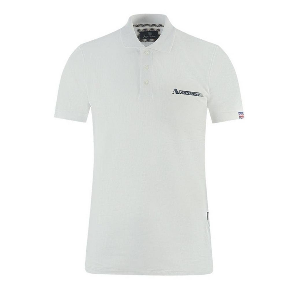 Aquascutum Men's Boxed Logo Polo Shirt