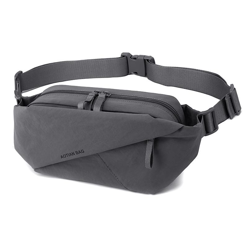Large Capacity Outdoor Sling Bag – Waterproof Chest Waist Pack for Running Gym Hiking & Cycling Phone
