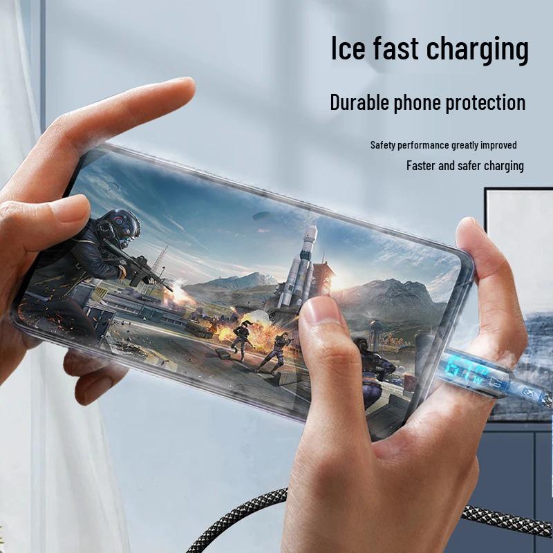 Smart 100W Type-C Fast Charging Cable for Apple, Huawei, Xiaomi & iPad