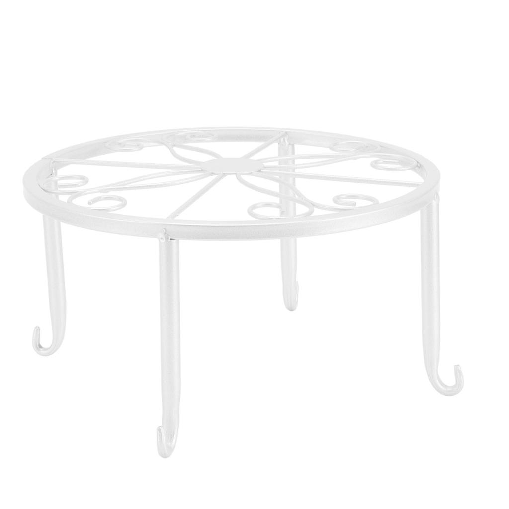 Single Layer Iron Plant Stand Floor Standing Simple Low Plant Pot Stand Balcony Living Room Flower Pot Shelf