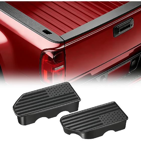 2 PCS Truck Bed Rail Stake Pocket Covers for GMC/Chevy Accessories | Stake Pocket Plugs for 2023-2026 Chevy Colorado/GMC Canyon, 2019-2025