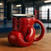 Resin Material Boxing Glove Mug Boxing Glove Design Boxing Themed Tea Cup Sports Themed Mug  Office