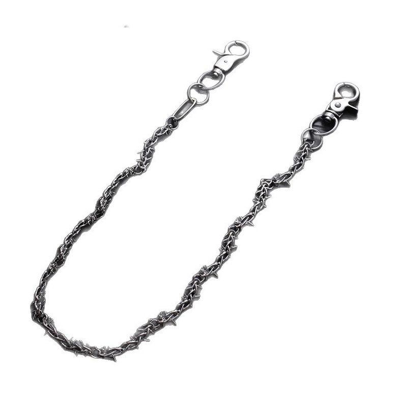Hip Hop Personality Punk Dark Goth Style Waist Chain Original Thorn Vine Jeans Chain Unisex Accessories