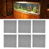 6Pcs Aquarium Fish Tank Isolation Bottom Filter Grid Plate Dividers Crate Cutting Splicing
