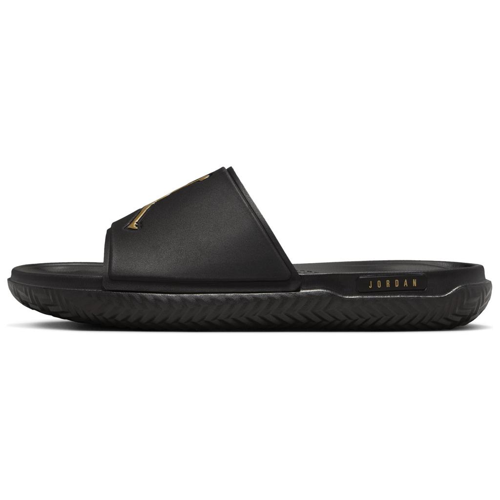 New JORDAN Jumpman Slide 'Black Metallic Gold' FQ1598-007
