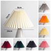 Nordic Pleated Lampshade Replacement Light Cover DIY Foldable Upward-Bulb Style for Table Wall Floor Lamp Home Decorate