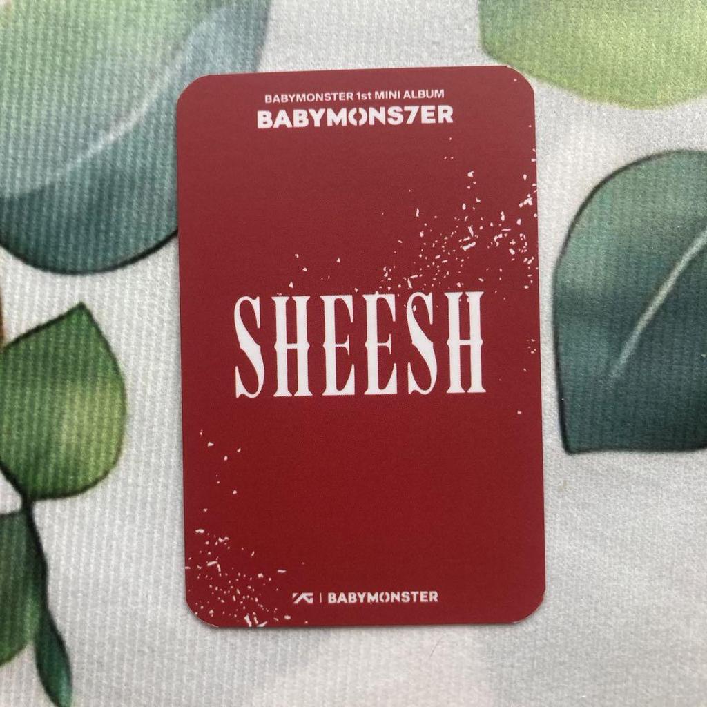 [USED] BABYMONSTER 3.0 SHEESH Public Broadcast Sanok Trading Card Ahyeon
