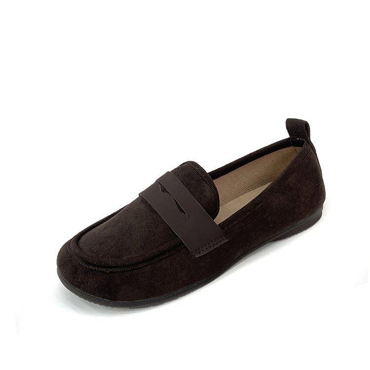 Summer autumn new soft bottom soft surface matte fashion pedal flat sole single shoes women